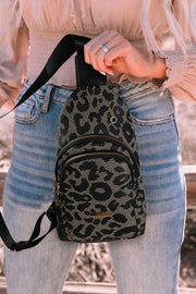 Leopard Print Sling Bag